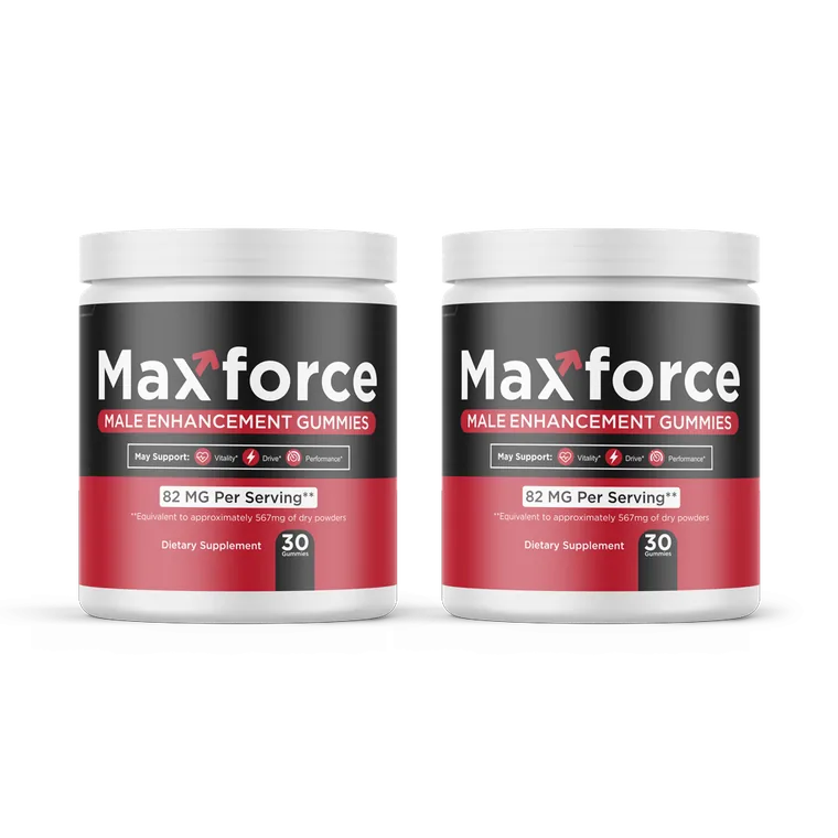 Max Force men's vitality gummies bottle